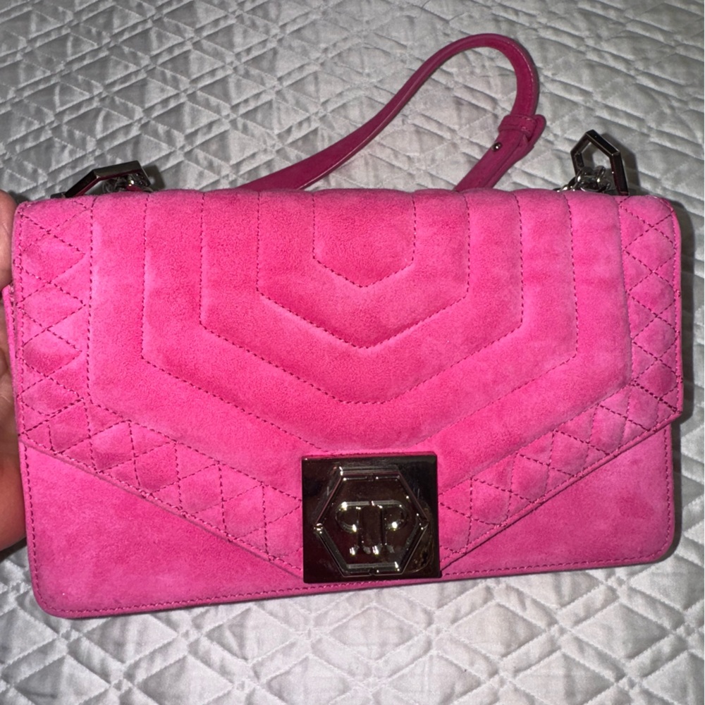 Pink Suede Women's Bag